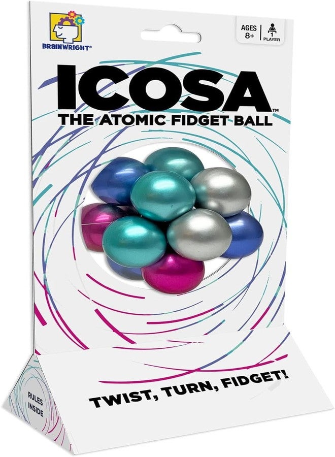 Brainwright Icosa Ice - The Atomic Fidget Ball. Twist, Turn, Fidget! - Image 5