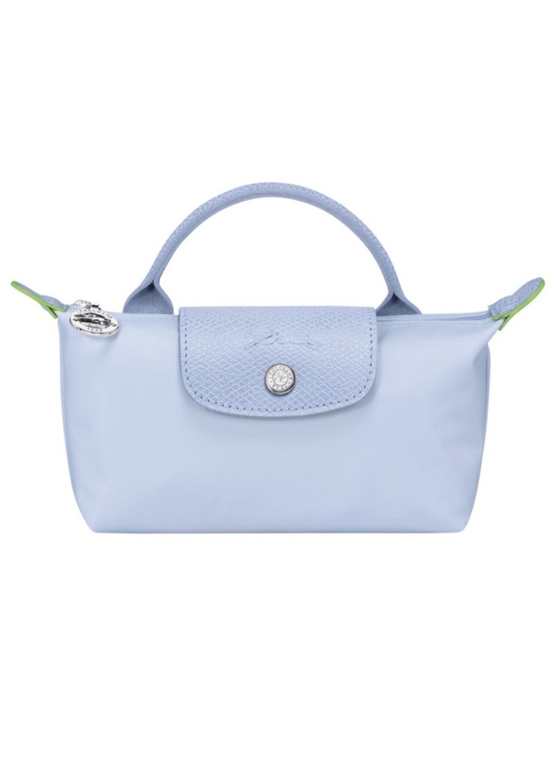 Longchamp women's handbag, shoulder bag, light blue mini bag  - Image 1