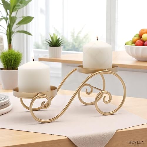Hosley Set of 4, Hand-Poured White Unscented Candle 3 Inch High, Long Lasting Burning, up to 40 Hours Burn Time, Perfect for Décor, Weddings, Christmas Décor, Dinner Table. - Image 5