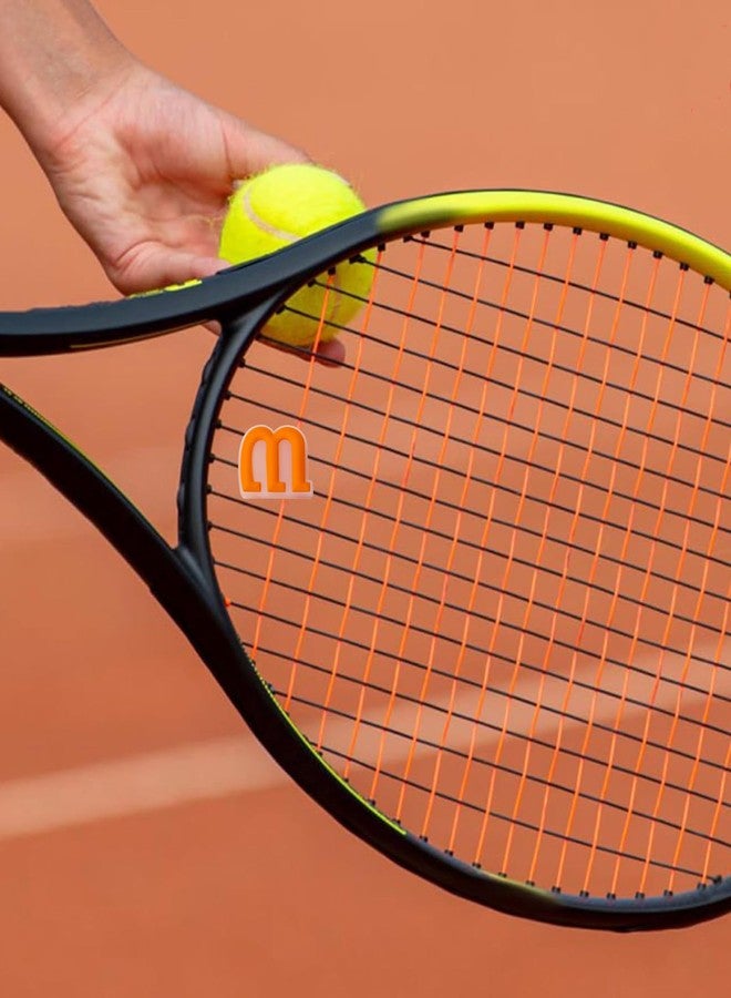 BdelrinQue 7 Pcs Tennis Dampener, Tennis Racket Dampener, Dampener for Tennis Racket, m-Shaped Design, Reduce Arm Fatigue, Compatible with Most Tennis Rackets - Image 4