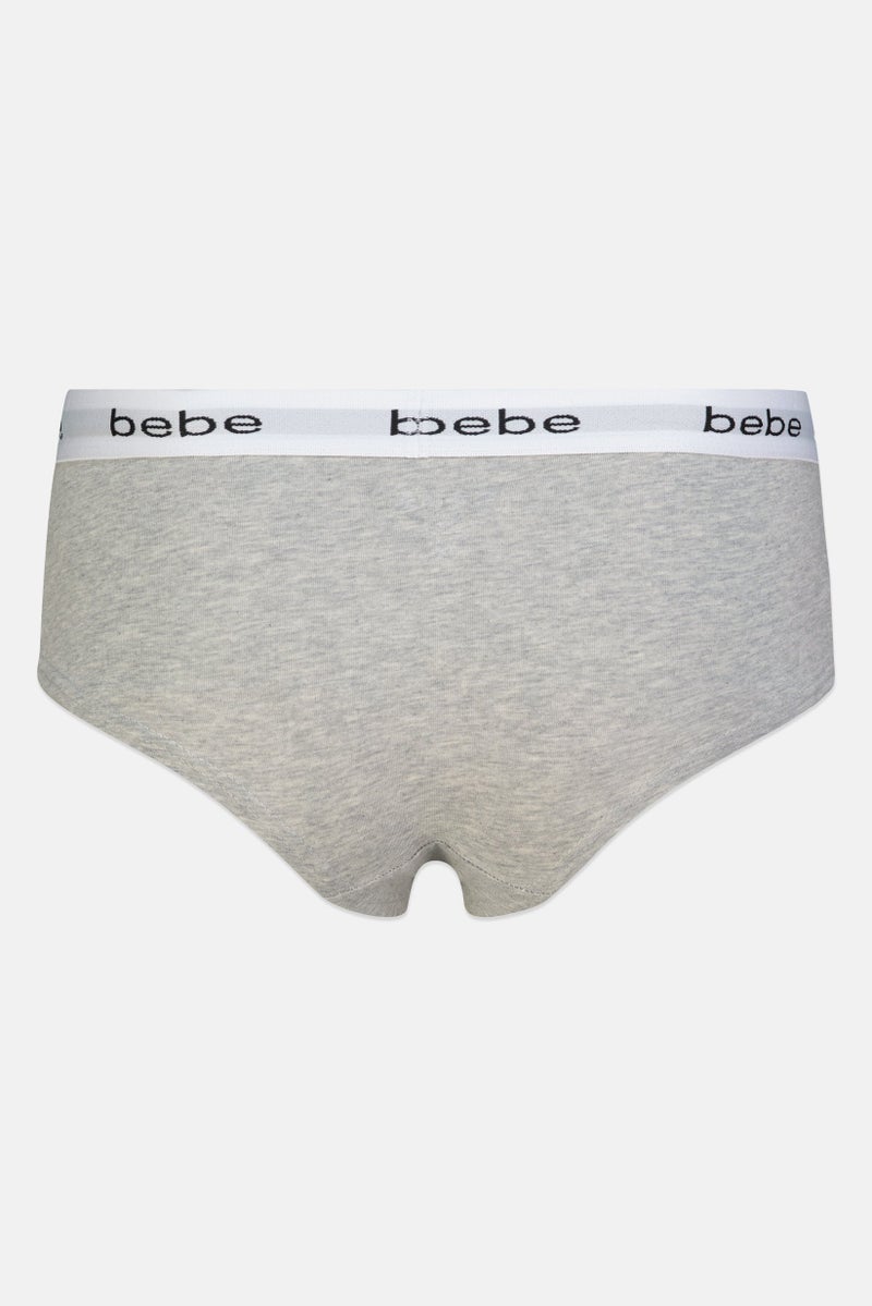 bebe Women 3 Pieces Brand Logo Booty Panties, Multicolor - Image 3
