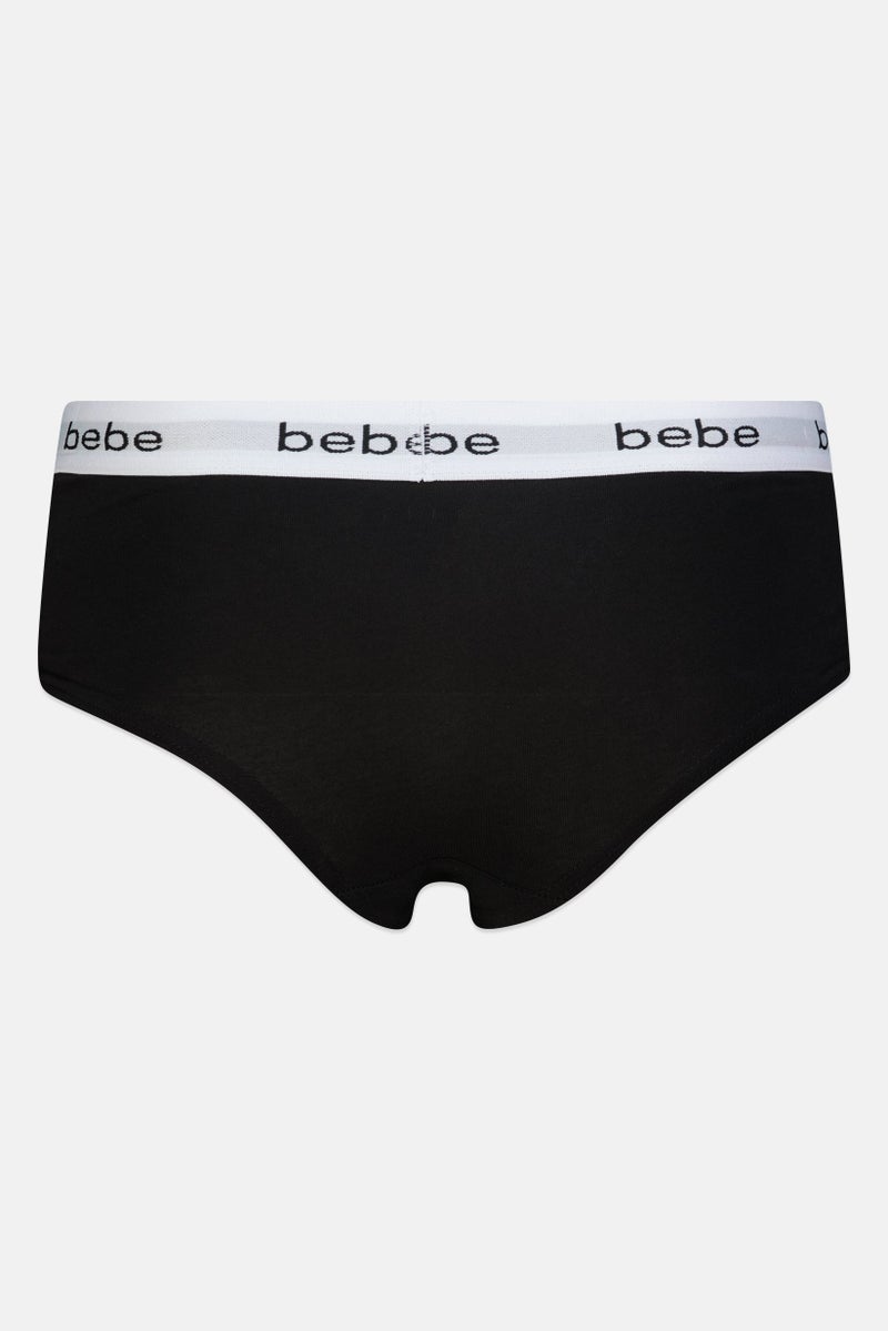 bebe Women 3 Pieces Brand Logo Booty Panties, Multicolor - Image 5