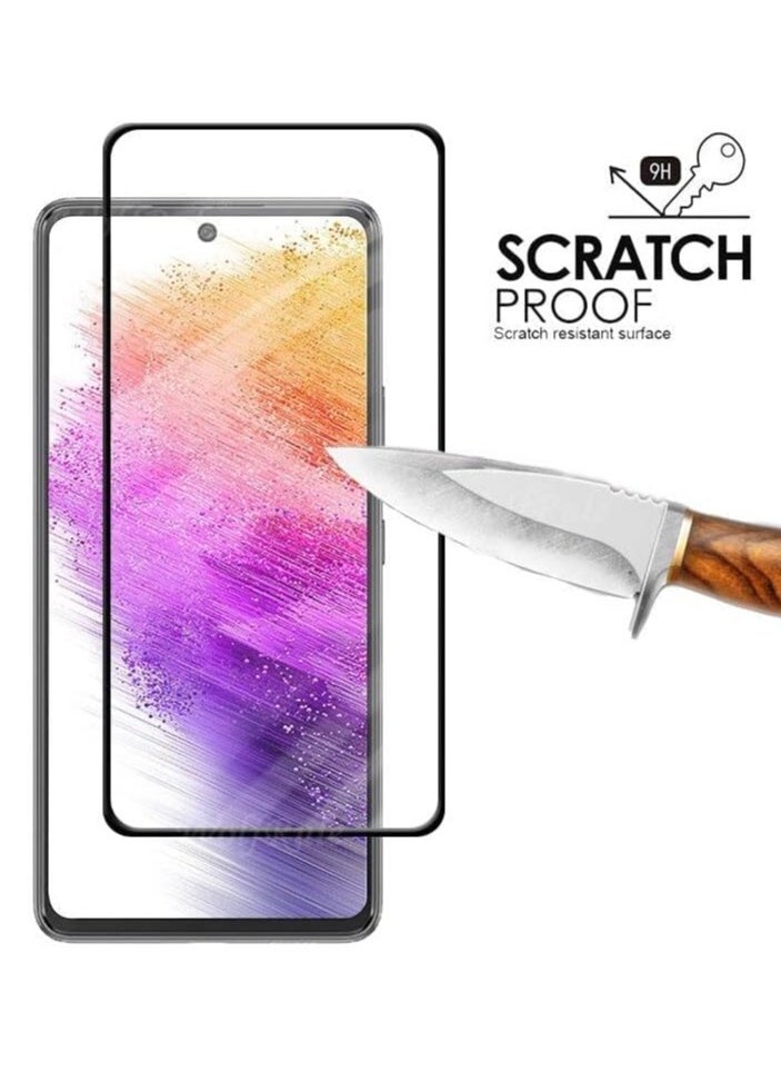 vesus Glass for Sam Galaxy A73 5G / M52 5G / A71 / M51 / S10 Lite/Note 10 Lite Screen Protector Glass Full Glue Edge-to-Edge Protector Easy Installation - Image 3