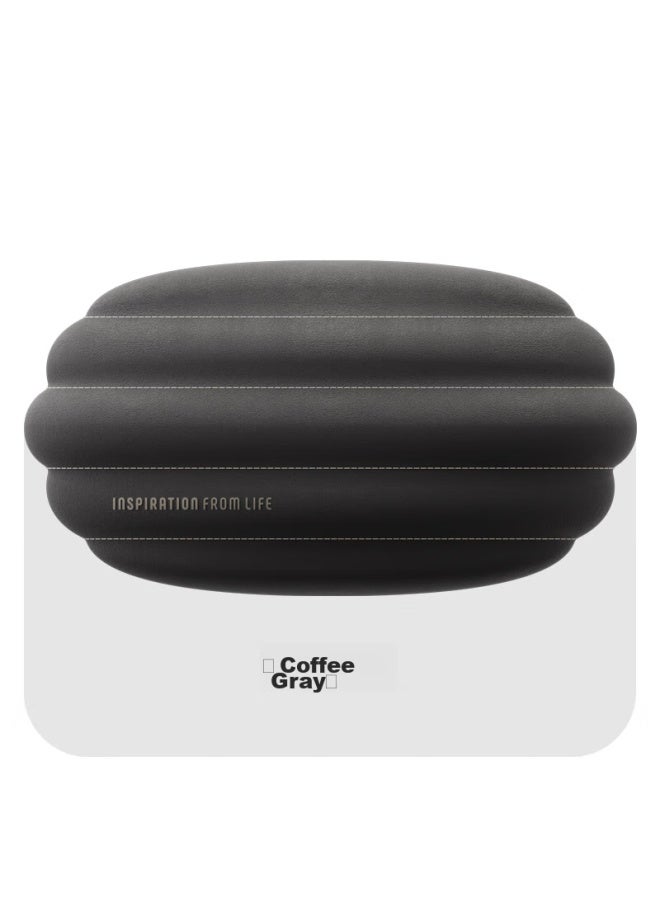 Bbdd Car Air Headrest, Neck Pillow For Vehicles, In-car Cushion, Memory Foam, Comfortable Car Pillow, Simple Design, Coffee Gray - Image 1