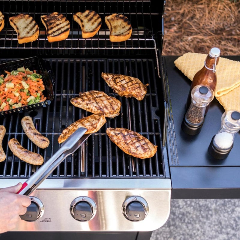 شبكات الشواء لمدفأة Charbroil Advantage 4، رقم المنتج: 463343015، 463344015، 463344116؛ أجزاء الفحم لمدفأة Advantage 2، رقم المنتج: 463340516؛ شواية غازية، رقم المنتج: G467-0002-W1؛ شبكات طهي من الحديد الزهر للتقنية الحرارية تحت الحمراء (True Infrared)، رقم المنتج: 463336016، بمقاس 16 15/16". - Image 4