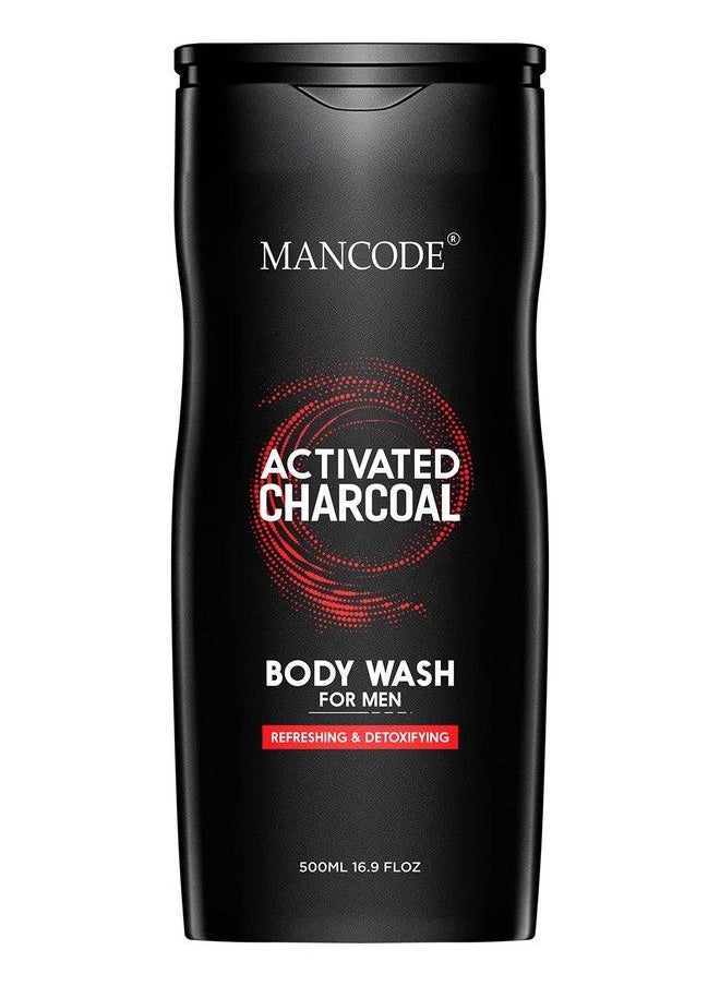 MAN CODE - Mancode Body Wash For Men Refreshing & Detoxifies Oil Free Skin Body Wash Gel For Men Size One Bottle 450Ml (Activated Charcoal And Coffee Body Wash Gel Pack Of 2) - Image 1