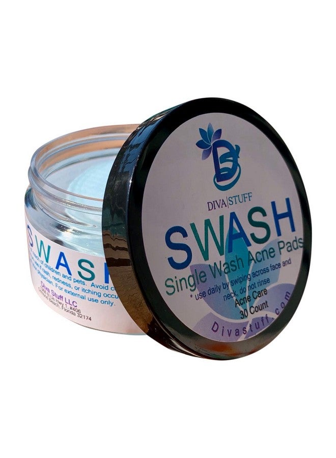 Diva Stuff Single Wash Acne Pads With Salicylic Acid By Diva Stuff Qty 30 - Image 1