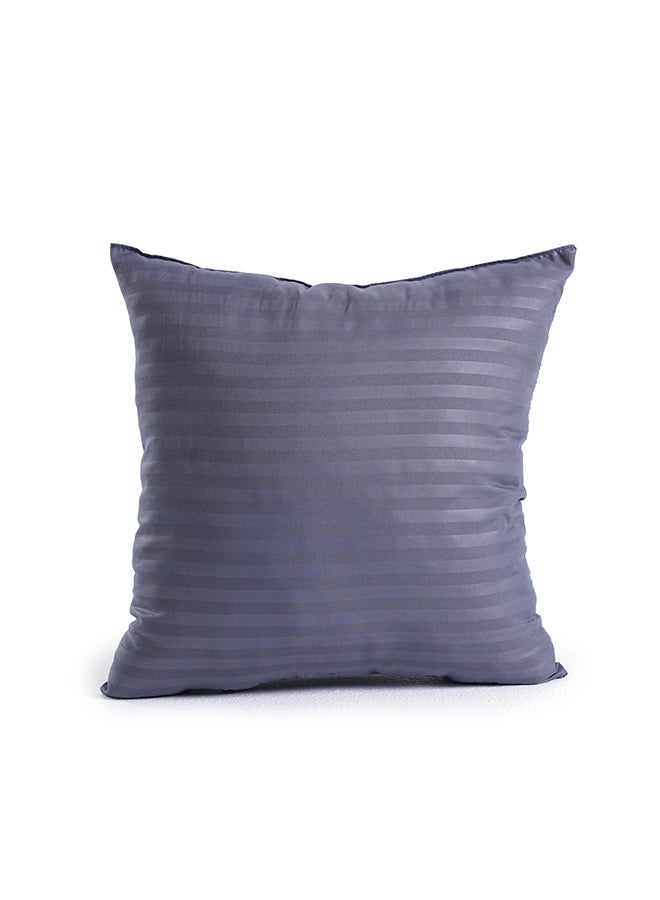 Pan Home Stria Microfiber Filled Cushion 40x40cm - Charcoal - Image 3