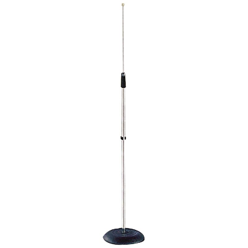 PYLE-PRO Microphone Stand - Universal Mic Mount with Heavy Compact Base, Height Adjustable (2.8’ - 5’ ft.) - PMKS5 - Image 3