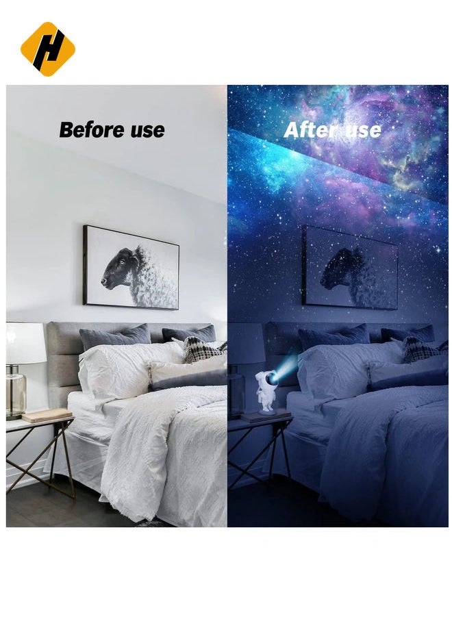 HuHa Star Projector Night Lights,Kids Room Decor Aesthetic,Tiktok Nebula Galaxy Projector,Remote Control and 360°Rotation Magnetic Head,Lights for Bedroom,Gaming Room Decor Glossy Finish  - Image 5