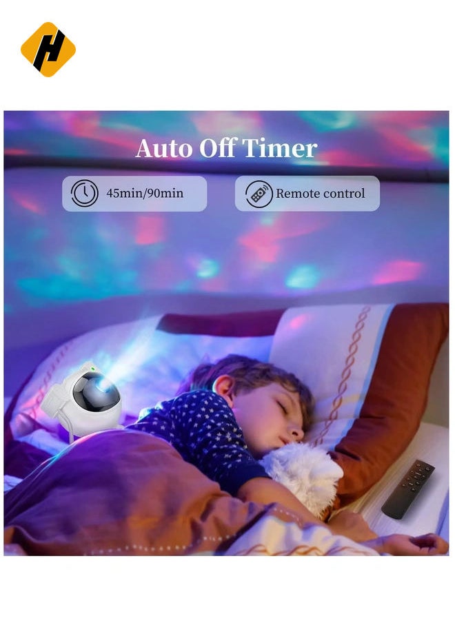 HuHa Star Projector Night Lights,Kids Room Decor Aesthetic,Tiktok Nebula Galaxy Projector,Remote Control and 360°Rotation Magnetic Head,Lights for Bedroom,Gaming Room Decor Glossy Finish  - Image 4