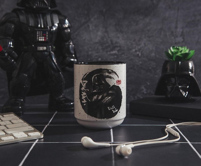 Star Wars Darth Vader AsianStyle Ceramic Tea Cup  Traditional JapaneseInspired Mug Without Handle  Holds 9 Ounces - Image 5