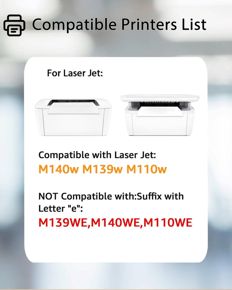 greencycle 141a Toner Cartridge Compatible Replacement for Hp 141A Black LaserJet Toner Cartridge Laser Jet MFP m140w Toner Laser Jet m110w Toner (2Pk,with chip) - Image 2
