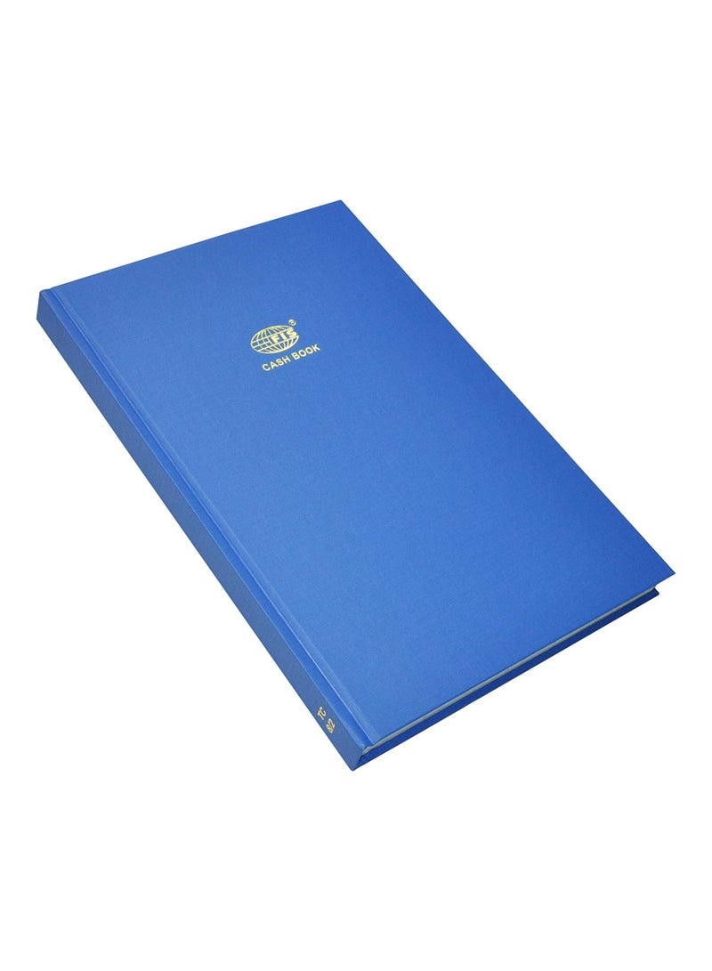 FIS FIS Cash Book, Azure Laid Ledger Paper, FS (210 x 330 mm) Size, 3 Quire - FSACCTC3Q82 - Image 1