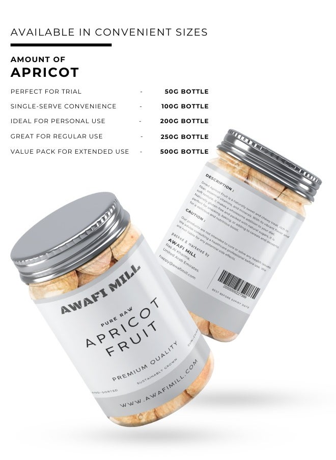 Awafi Mill AWAFI MILL Apricot Fruit Whole | Naturally Dried Apricots | Sweet & Chewy Premium Snack  - Image 4