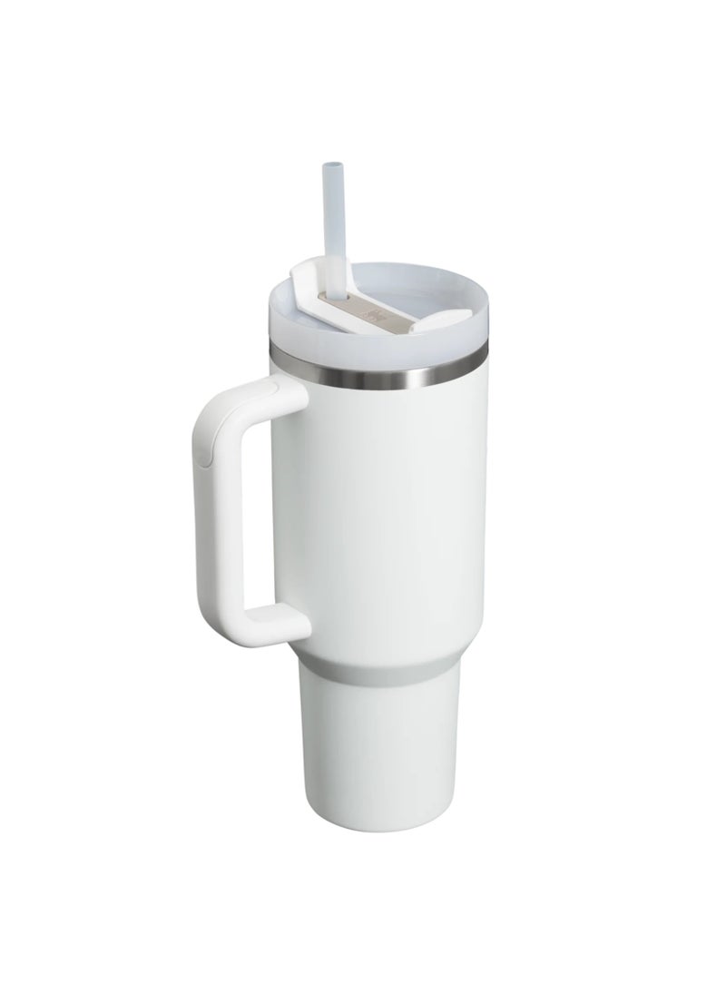 Stanley - Stanley cup H2.0 Stainless Steel with Lid and Straw for Water Iced Tea,Coffee and Smoothie,Forst,40 oz - Image 1