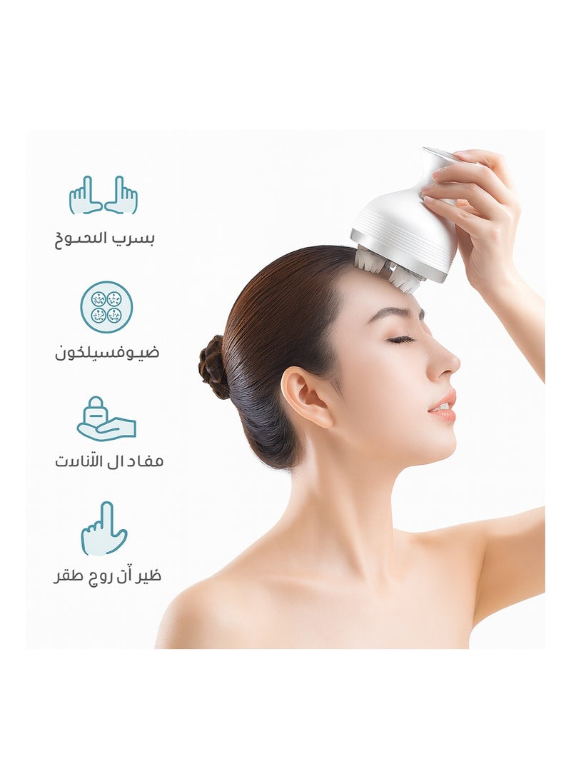 Squarecircle Portable Head Massager, Handheld Cordless Electric Hair Scalp Massage hine,for Relaxing Neck Arm Leg Scalp Face Improve Blood Circulation - Image 5