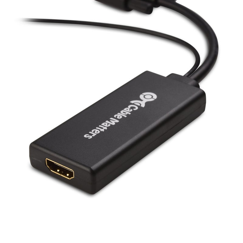 Cable Matters VGA to HDMI Adapter for Monitor and TV (VGA to HDMI Converter) with Audio Support - Image 4