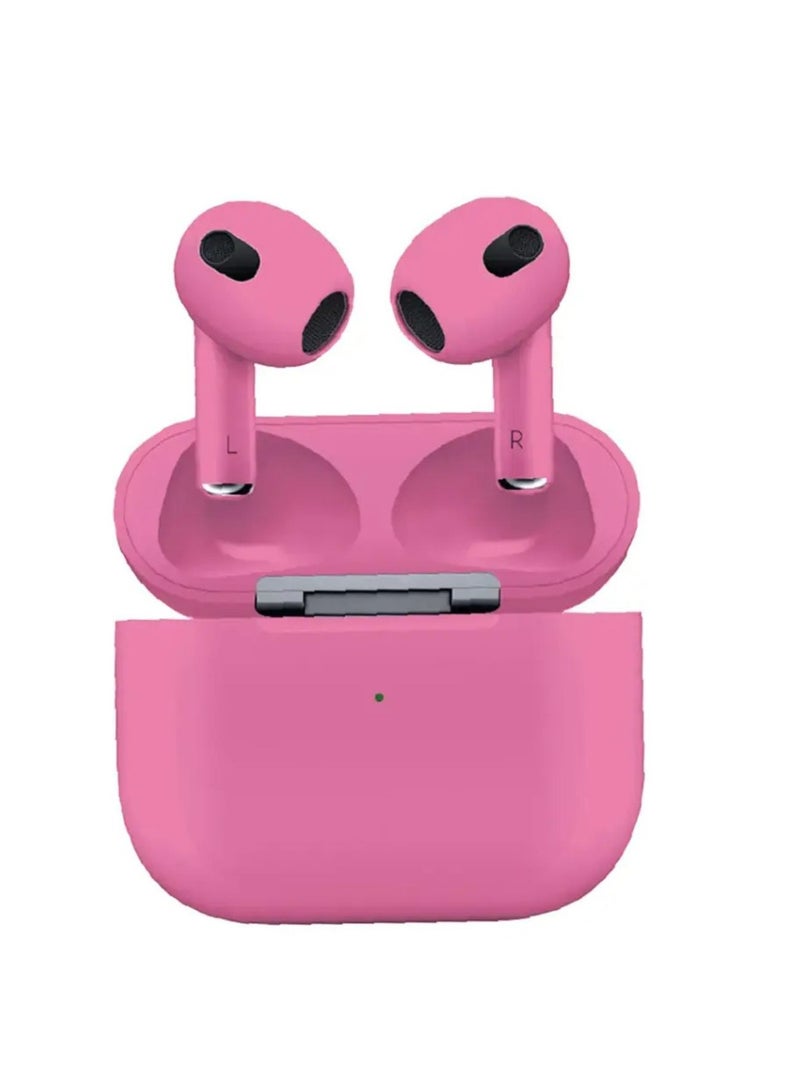 porodo Blue Deep Bass Wireless Earbuds 3 Pink - Image 1