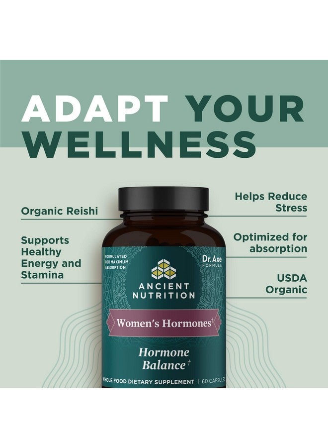 Women'S Hormones Helps Reduce Stress Supports Energy Hormone Balance Gluten Free Paleo And Keto Friendly 60 Capsules