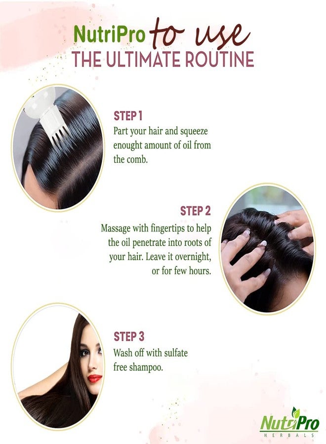 NutriPro Onion Hair Oil 100ml, Enriched With Onion Oil Extract & Natural Essence, Silicone & Paraben Free - Image 5