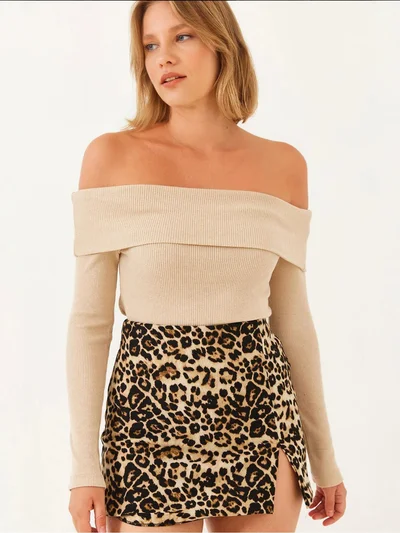 بيانكو لوتشي بلوزة لوكسي بنسيج مضلع