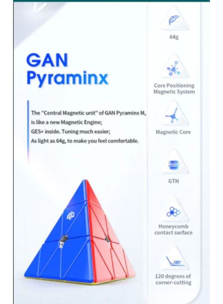GANCUBE GAN Pyraminx Standard Magnetic Speedcube - Image 3