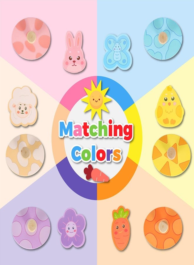Sortnic Easter Basket Stuffers for Toddlers 1-3, Wooden Dinosaur Egg Color Matching Puzzle, Montessori Toys for Boys Girls 1 2 3 Year Old, Preschool Learning Activity Toy - Image 3