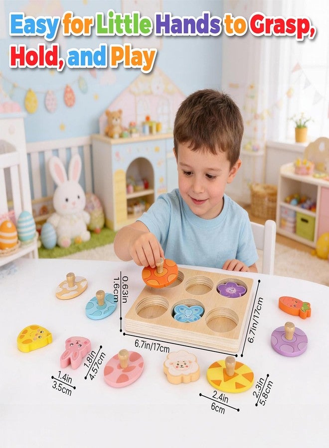 Sortnic Easter Basket Stuffers for Toddlers 1-3, Wooden Dinosaur Egg Color Matching Puzzle, Montessori Toys for Boys Girls 1 2 3 Year Old, Preschool Learning Activity Toy - Image 5