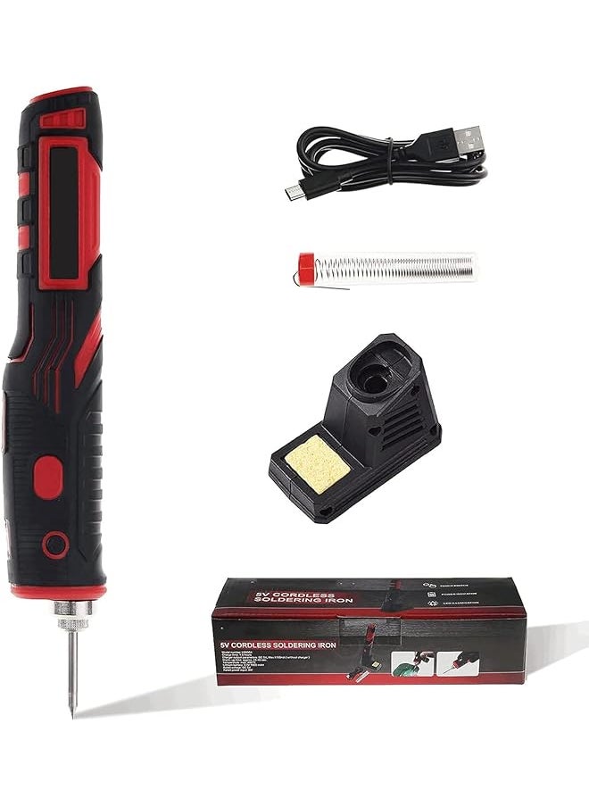 erorex - Portable Cordless Soldering Iron 1800Mah Rechargeable Soldering Tool Updated With Touch Sensor And Led Spotlight Professional Safe Wireless Soldering Kit Your Easy Electronic Welding Tools - Image 1