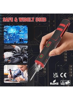 erorex Portable Cordless Soldering Iron 1800Mah Rechargeable Soldering Tool Updated With Touch Sensor And Led Spotlight Professional Safe Wireless Soldering Kit Your Easy Electronic Welding Tools  - Image 2
