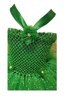 Daddy's Angel Tinkerbell Costume for Girls With Wings Princess Dress Birthday Party  - Image 2