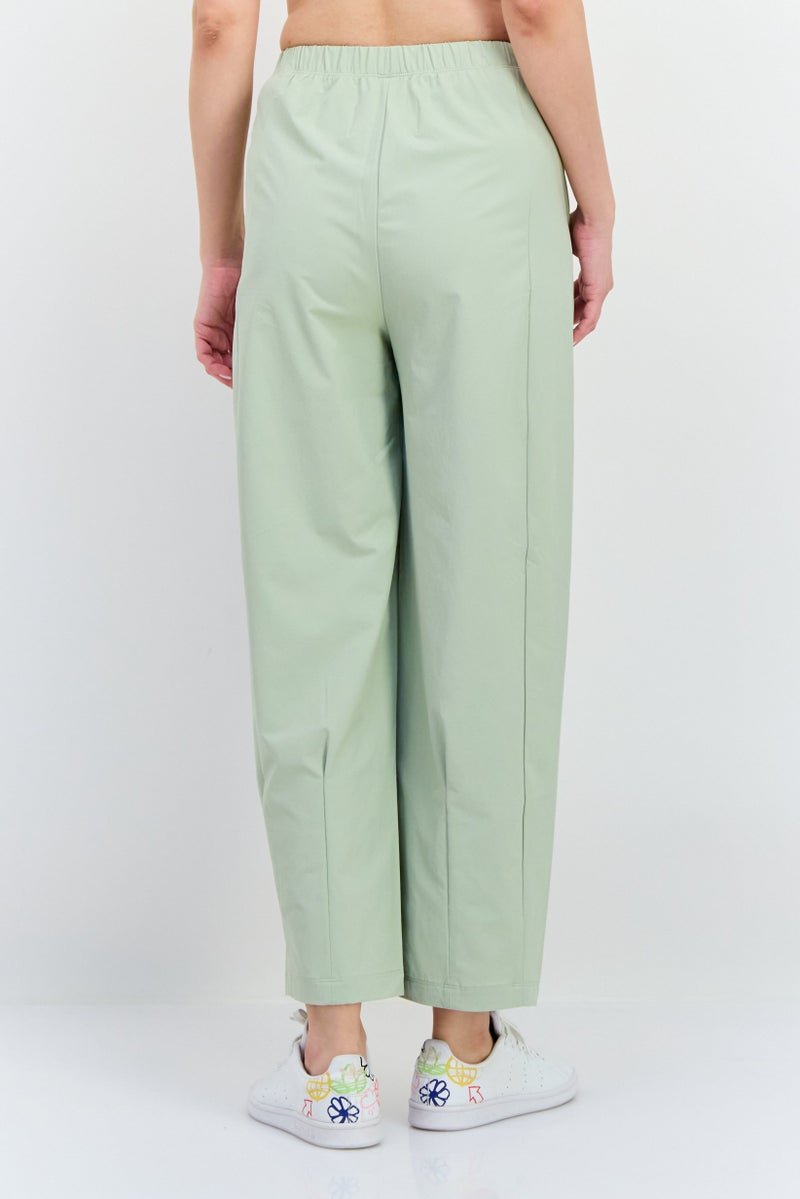 Champion Women Relaxed Fit Outdoor Wide Leg Pants, Sage Green  - Image 3