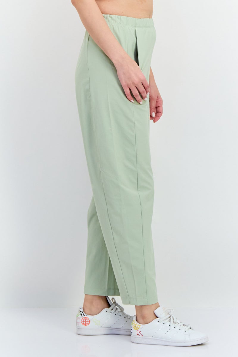 Champion Women Relaxed Fit Outdoor Wide Leg Pants, Sage Green  - Image 2