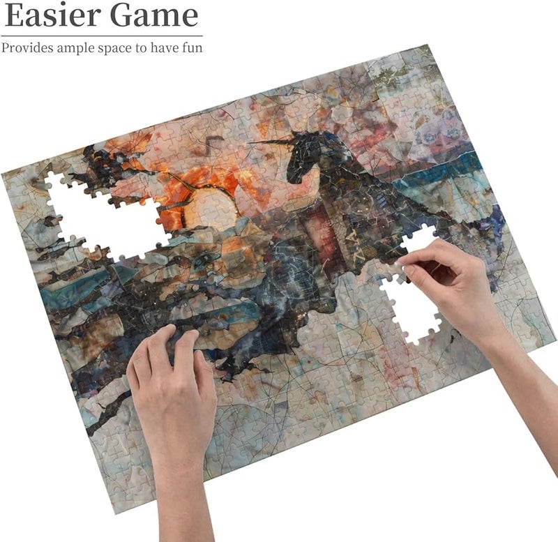 لغز صورة مرقطة من Phayah 500 قطعة للبالغين هدية ديكور منزلي 20.4 × 15 بوصة - Image 4