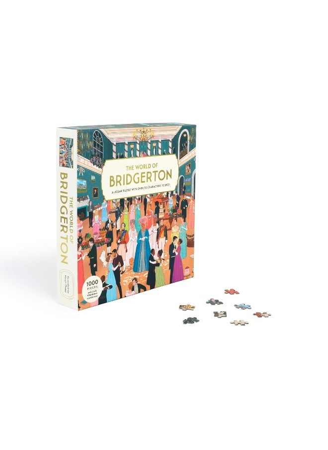 The World of Bridgerton 1000 Piece Puzzle: A 1000-piece Jigsaw Puzzle with Over 30 Characters to Spot  - Image 5