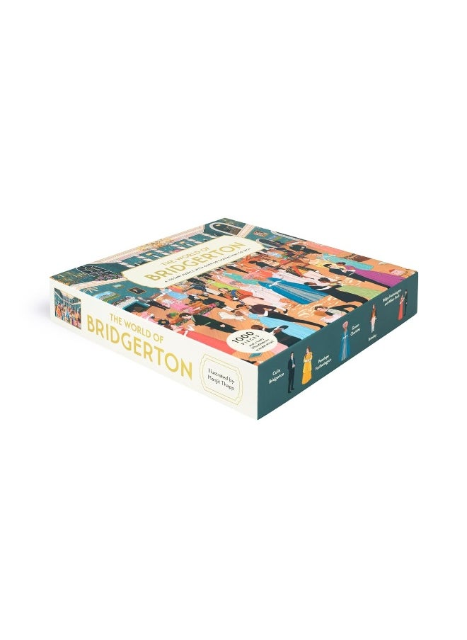 The World of Bridgerton 1000 Piece Puzzle: A 1000-piece Jigsaw Puzzle with Over 30 Characters to Spot  - Image 4
