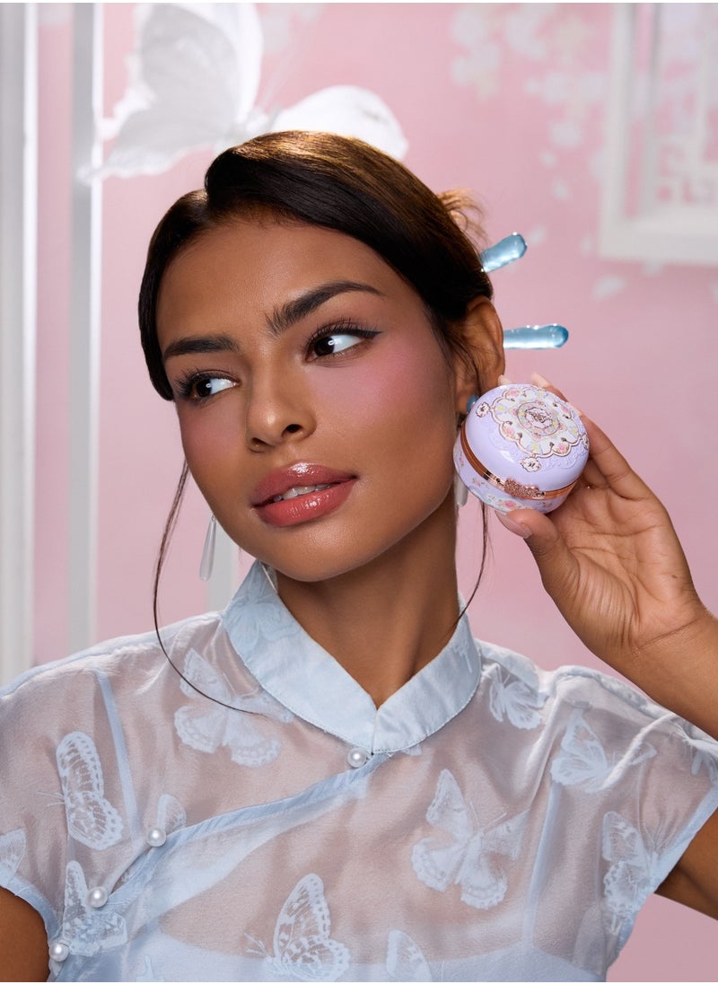 Flower Knows Butterfly Cloud Collar Rouge Box Highlighting & Blush Duo Powder Natural Finish 2-in-1 Highlighter And Blusher-04 Fluttering Romance  - Image 4