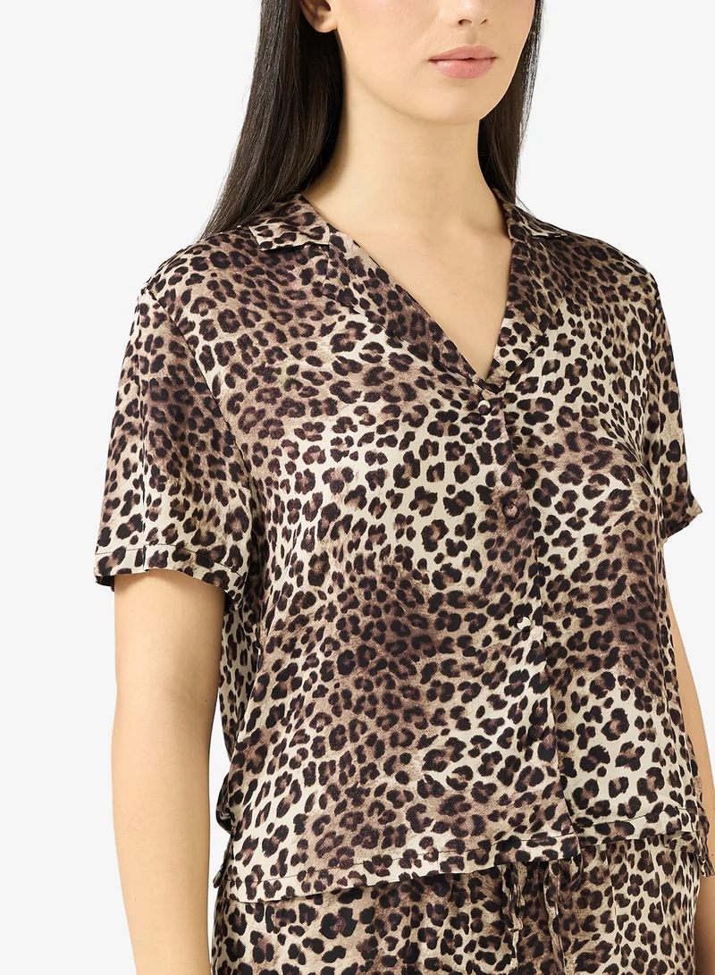 hunkemoller  Satin short sleeve nightwear shirt for Women | Best Price UAE