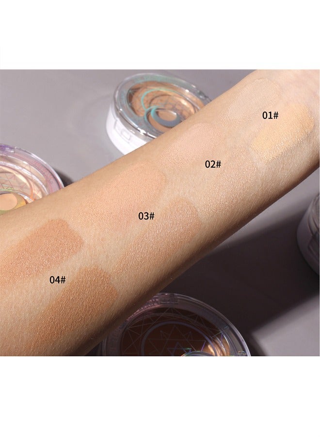 JULIA POP Foundation Cream - 2 in 1 Professional Color Correcting Concealer Cream  Long-Wearing Full Coverage Makeup and Corrector for Under Eye Dark Circles Acne & Blemishes Reduces Redness （#04）  - Image 5