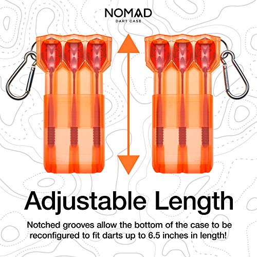 Casemaster by GLD Products Nomad Adjustable Dart Case Neon Orange - Image 4