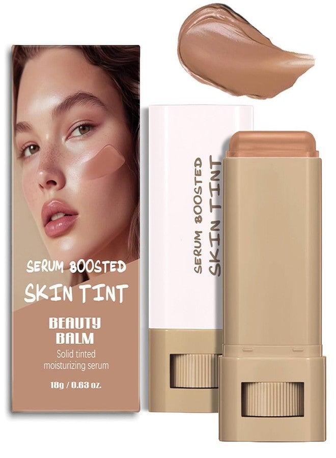 Phanund Foundation Stick, Beauty Balm Serum Boosted Skin Tint, Tinted Moisturizer, Skin Tint for Black Women, Contour Stick for Face Makeup, Buildable Foundation, Natural Finish, All-Day Wear (# 06) - Image 1