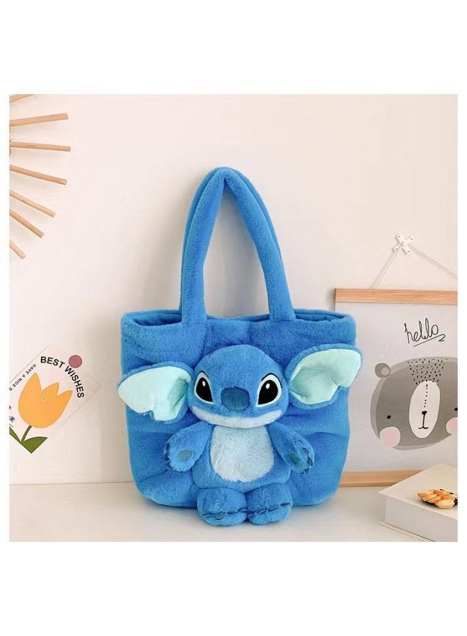 Cartoon Kids Mini Backpack Girls Single Shoulder Crossbody Bag Doll Handbag Makeup Bag Japanese Style Coin Purse Children's Toy-Color:Blue 3  - Image 1