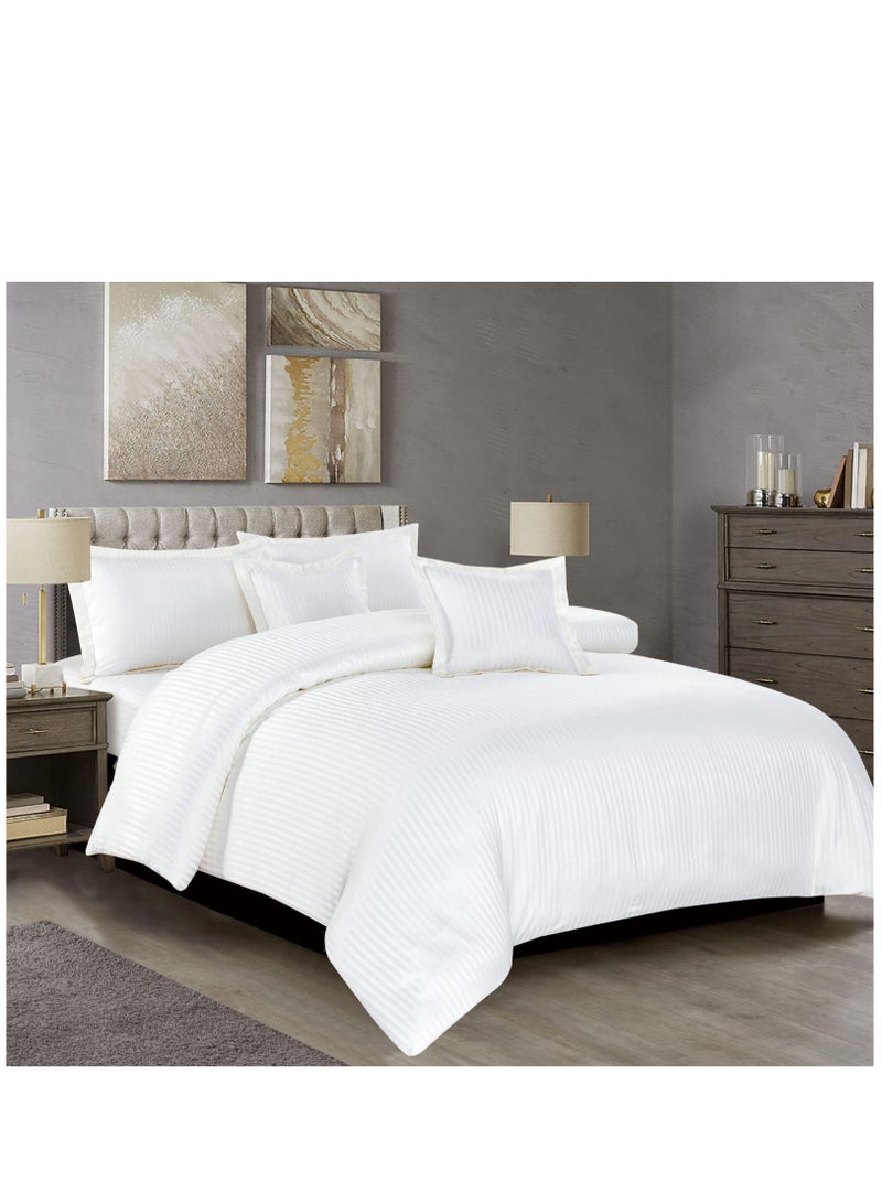 مون مفرش فندقي نفرين 6 قطع ونفر ونص 4 قطع  خامة مايكروفايبر