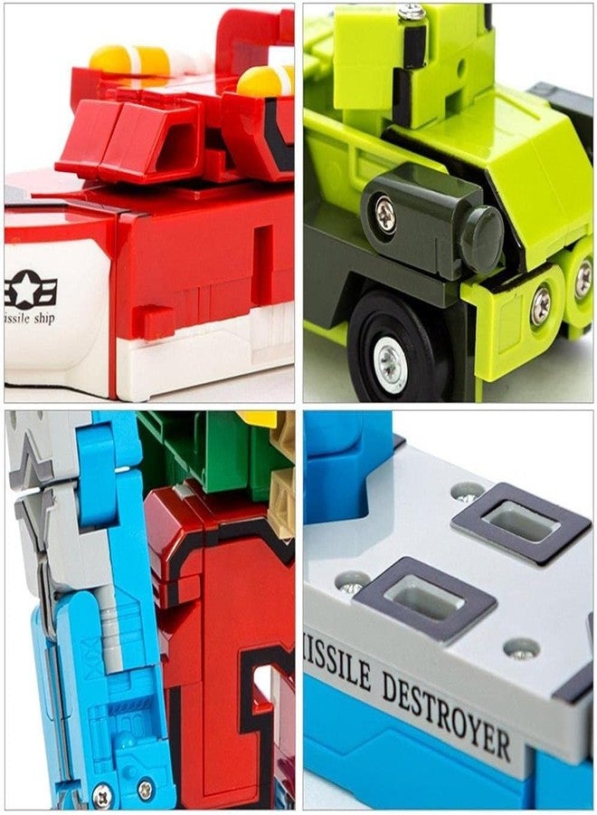 أو بيست ألعاب تحويل الأرقام، 15 قطعة روبوت رقمي، مكعبات أرقام للتعلم واللعب، تتحول إلى سيارة/مركبة/طائرة/قارب/ألعاب تعليمية STEM، هدية عيد ميلاد للأولاد والبنات من سن 3 إلى 10 سنوات - Image 4