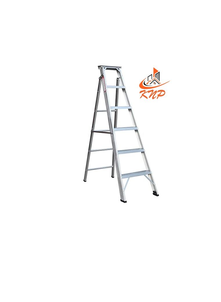 KNP KNP Heavy Duty Dual Purpose Aluminum Ladder 6 Steps  - Image 3