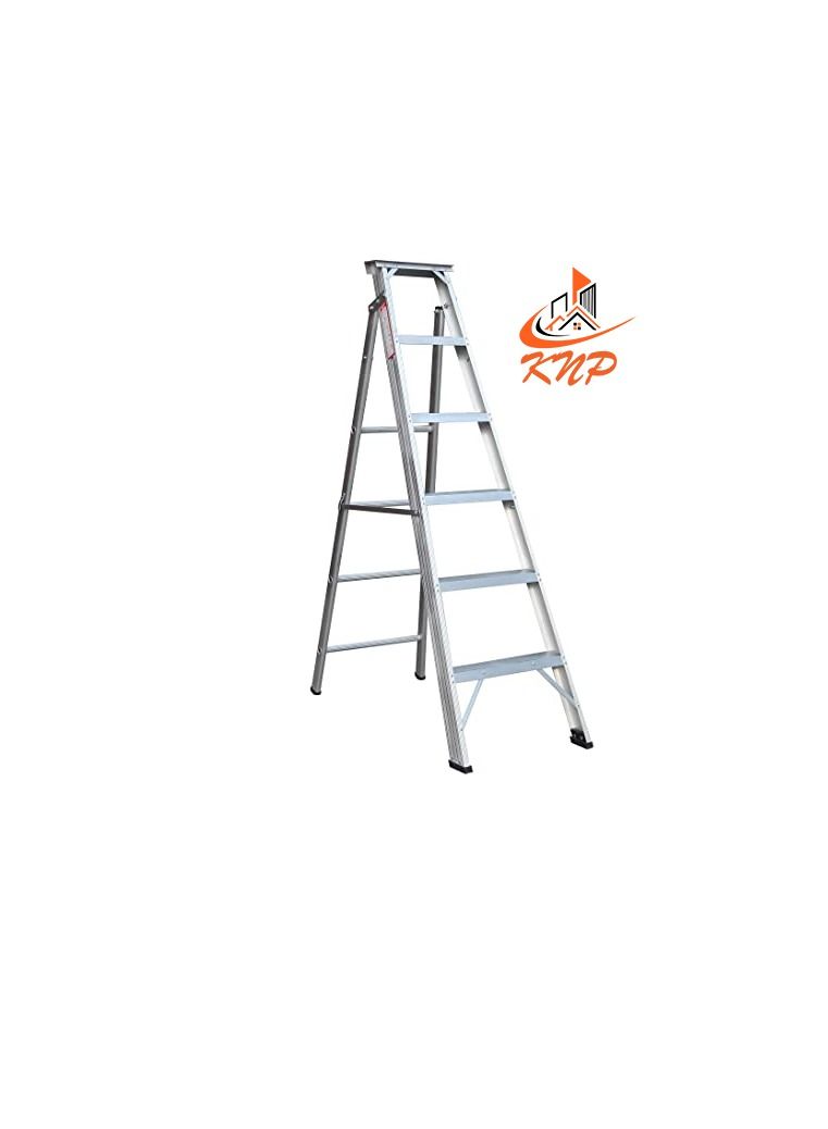 KNP KNP Heavy Duty Dual Purpose Aluminum Ladder 6 Steps  - Image 2