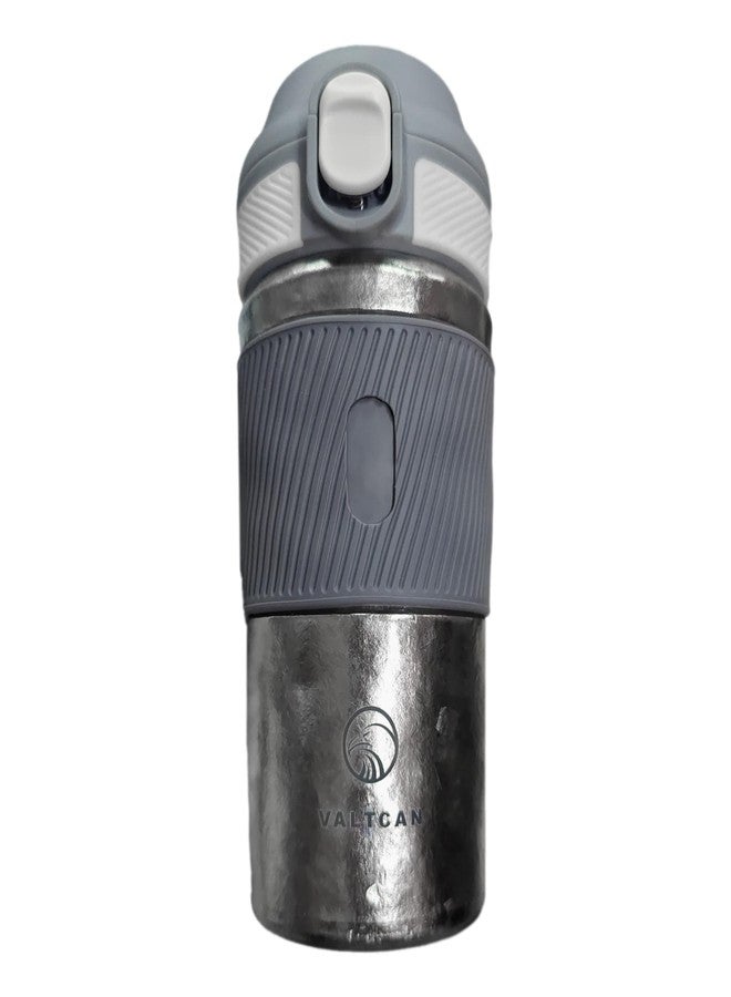 Valtcan Titanium Thermos 12oz Double Wall Water Bottle, Keeps Drinks Shakes Lattes Teas Hot and Cold, 380ml Hand Grip, Pop Lock Cap - Image 5