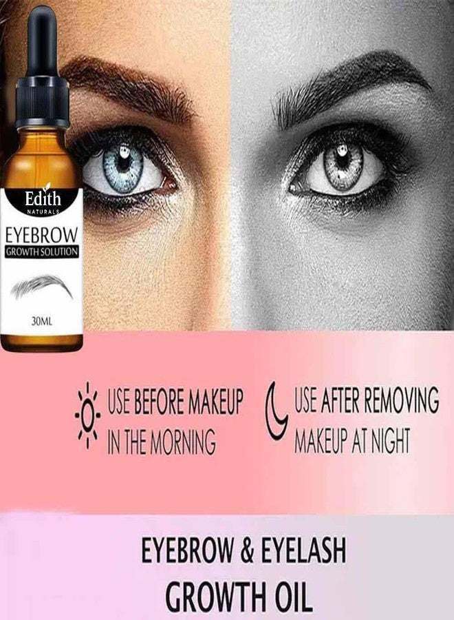 EDITH محلول إديث ناتشورالز لنمو الحواجب، تركيبة طبيعية لحواجب أكثر كثافة، 30 مل - Image 4