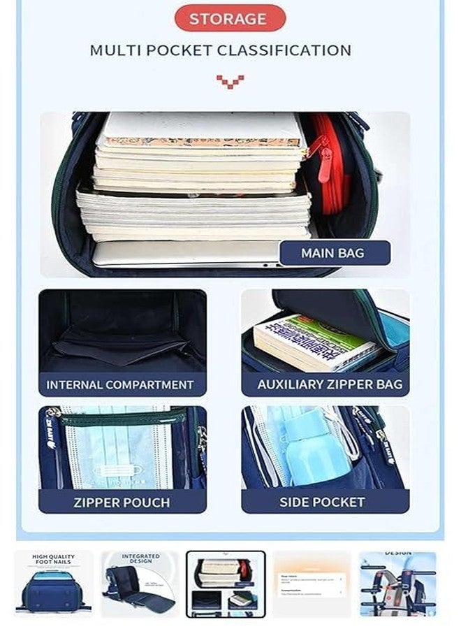 Aldea 3D Astronaut Design School Bag | Hard Shell Kids Backpack for Girls & Boys | Cute, Stylish, Durable, Ideal for School & Children’s Gifts (Blue, Full Astronaut) - Image 4